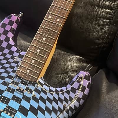 2008 Fender Squire Strat Black and Wrapped image 4