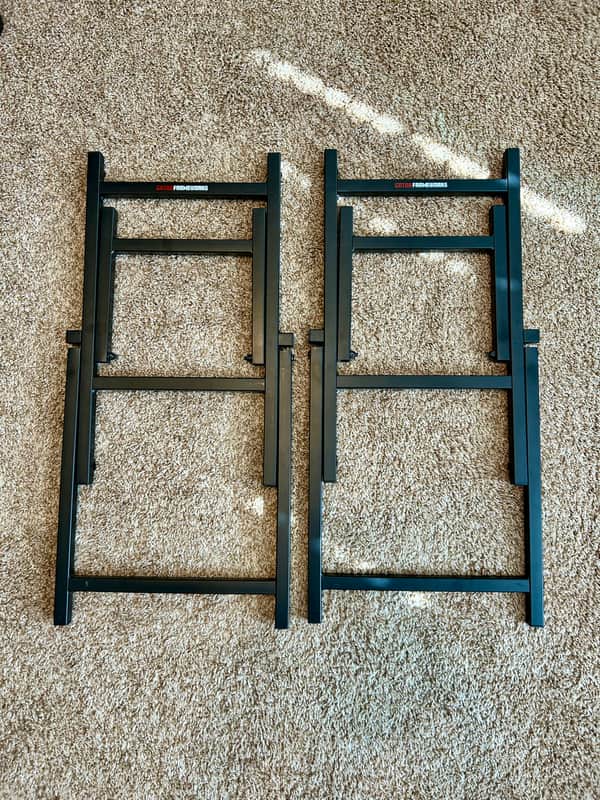 Gator Frameworks Collapsible Combo Amp Stand Pair Black GFWGTRAMP100 image 1