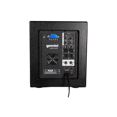 Gemini Sound LRX-448 Portable Line Array System - 12" Subwoofer, 1000W Peak Power, 4 Satellite Speakers, Bluetooth & USB Playback, Perfect for DJs, Podcasters, Live Performances image 9