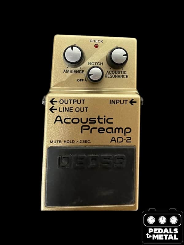 Boss AD-2 Acoustic Preamp Pedal 2016 - Present - Bronze - X16830 image 1