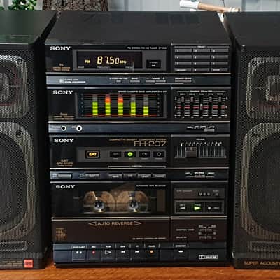 RARE Vintage Sony FH-207 Stereo System - Made in Japan - 1980s - Working image 2