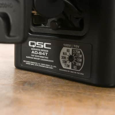 QSC AD-S4T AcousticDesign Series 4.5" Surface-Mount Loudspeaker CG015C4 image 8