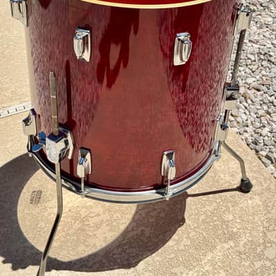 16" Tama Superstar Floor Tom: 1986 - Cherry Wine image 5