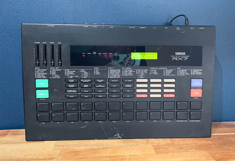 Yamaha RX7 Digital Rhythm Programmer - Black image 1