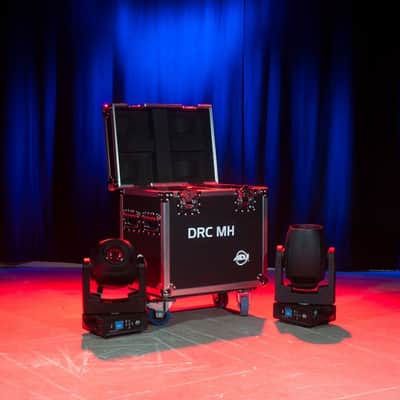 2) American DJ Focus Flex Wireless DMX Moving Head Lights+Case+Stands+Controller image 10