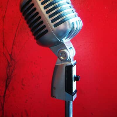 Vintage 1970's Shure 55SH dynamic cardioid Microphone Low Z w mic case 55 55S Super55 556S image 10