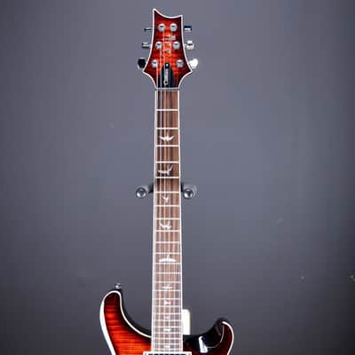PRS SE Custom 24 Semi-Hollow Piezo Orange Tiger Smokeburst image 5