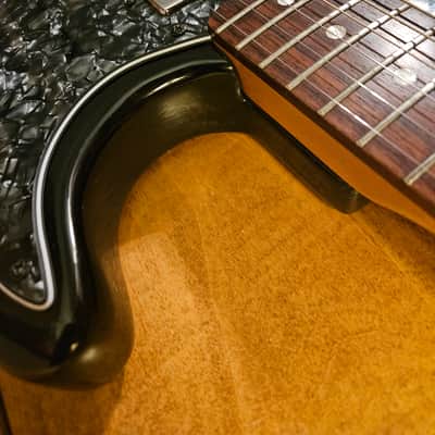 Squier Upgraded Black HSH Parts Caster, Gator case, strap, tech set up image 14
