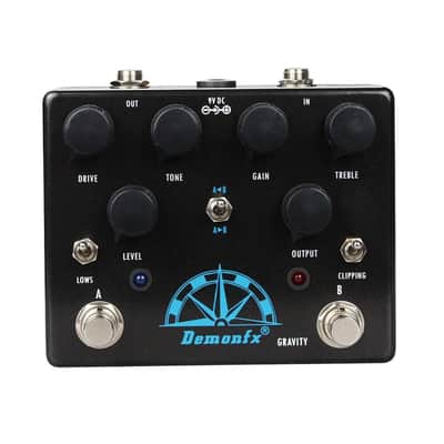 Demonfx DFG Gravity Dual Channel Overdrive w/clip options image 8