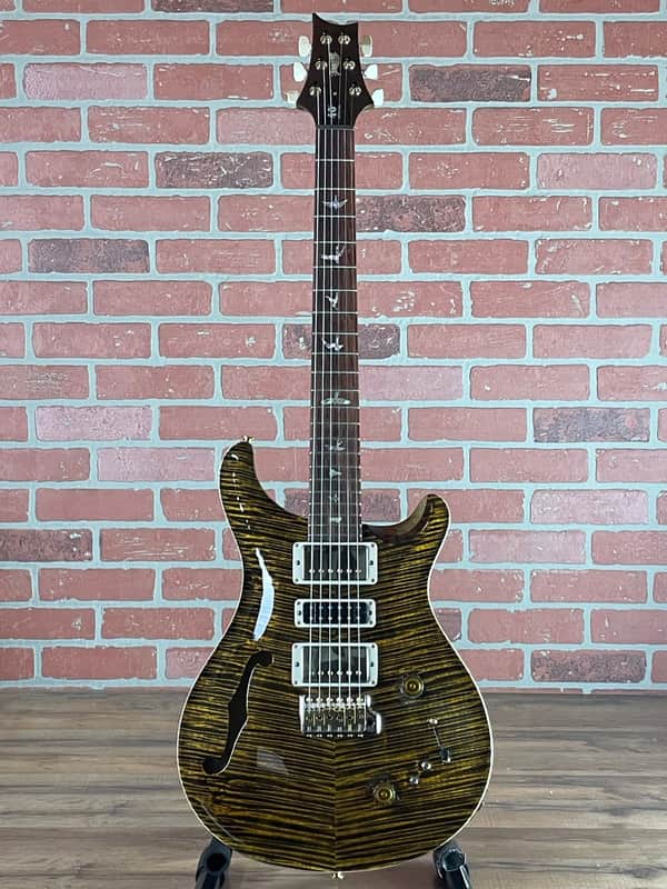 PRS 40th Anniversary Special Semi-hollow 22 Limited Edition Electric Guitar - Yellow Tiger image 1