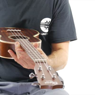Ohana TK-39 Vintage Tenor Ukulele Solid Mahogany "Tinman" image 10