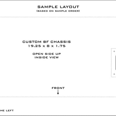 Blackface-Style Chassis w/ Optional Knockouts image 13