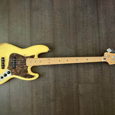 Fender Player Jazz Bass with Maple Fretboard 2018 - 2024 - Buttercream Reliced image 2