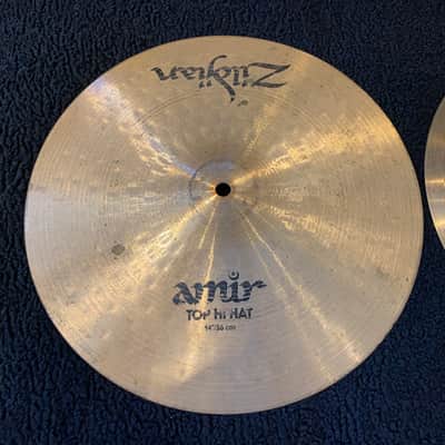 Zildjian 14" Amir Hi-Hat Cymbals (Pair) 1980s - Traditional image 2