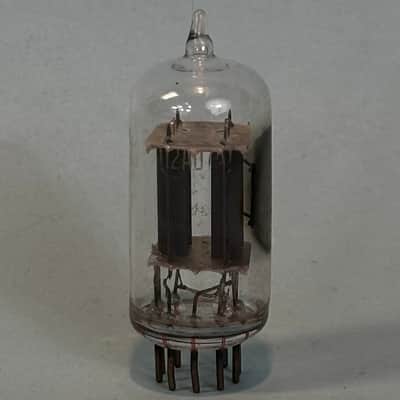 1960s RCA 12AU7A ECC82 Vintage Long Gray Plate Side D Getter Tube! T481 image 3