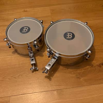 Meinl MIT810CH 8” & 10” Mini Timbales – Chrome 2026 - Chrome image 2