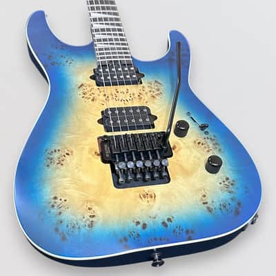 Jackson MJ Series Dinky DKRP Electric Guitar Japan 2023 - Transparent Blue Burst image 5