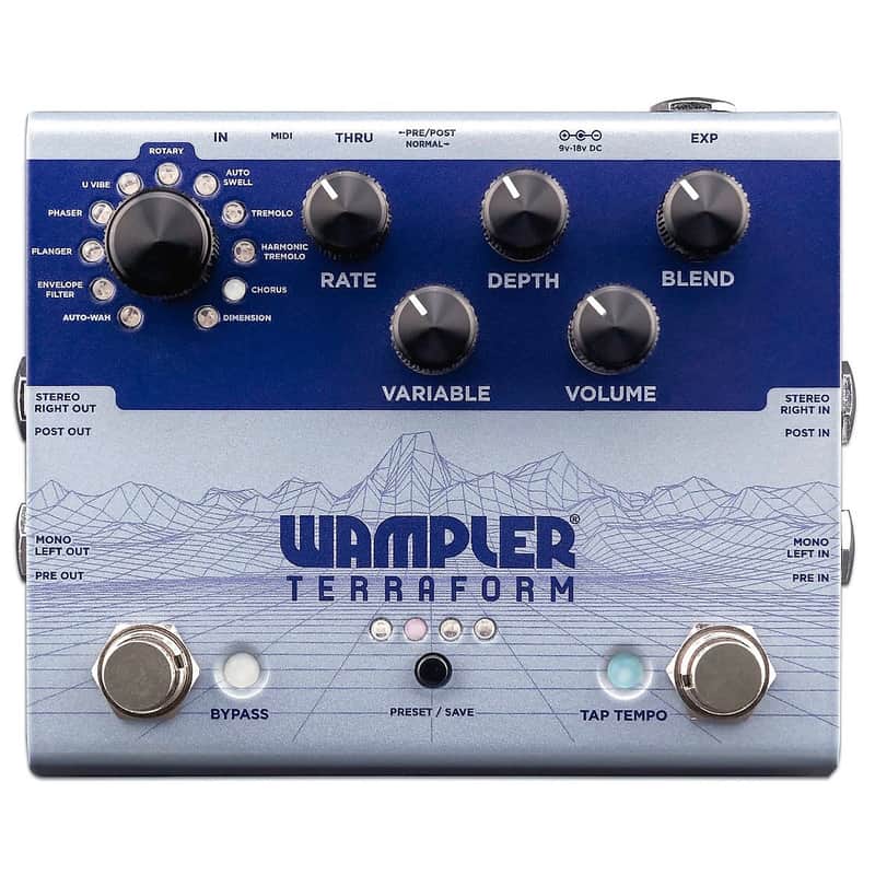 Wampler Terraform Dream Series Modulation Multi Effect Pedal image 1