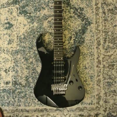 Mid-90s Black Yamaha RGX 421D FR Tremolo Super Strat HSH