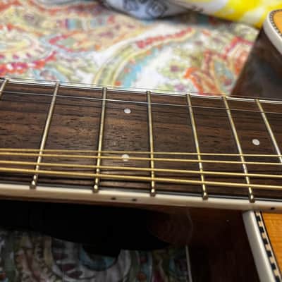 Fender Paramount PM-3 Standard Acoustic Electric Guitar w Strap image 10