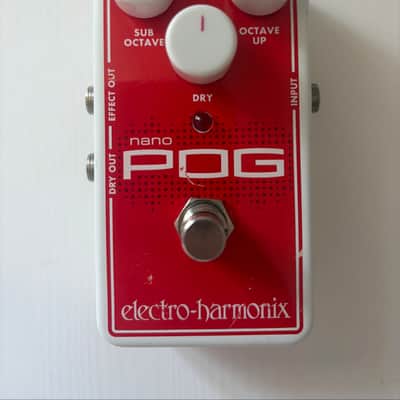 Electro-Harmonix Nano POG Polyphonic Octave Generator 2015 - Present - Red / White image 5