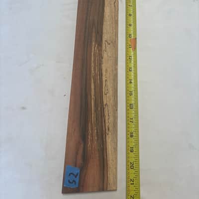 Brazilian rosewood spaulted Fretboard fingerboard blank oversized 1800s - Dalbergia Nigra image 1