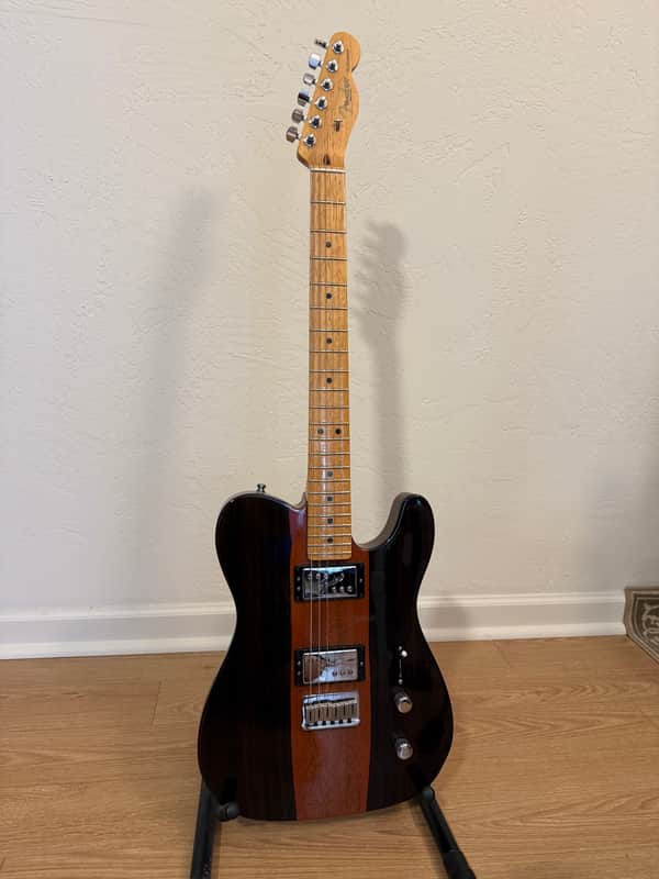 【希少】毛皮付きジェンベ 30cm 本格民族楽器 黒木製 肩掛けベルト付 Fender American Select Telecaster HH Blackwood | Reverb