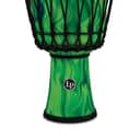 Latin Percussion LP1607GM World 7" Rope Circle Djembe, Green Marble
