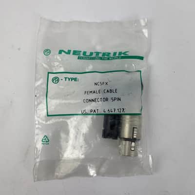 OEM Neutrik NC5FX Female Cable Audio Connector Spin -Brand New * Sealed image 3