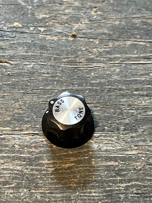 Ric bass tone knob 70's - Blk image 1