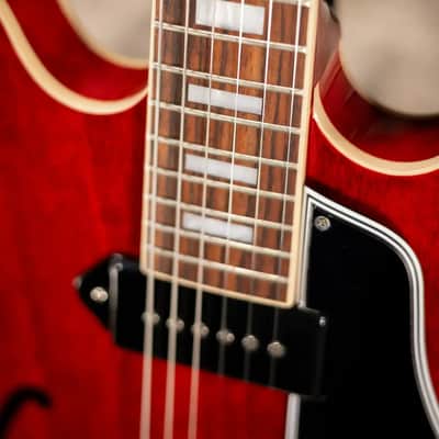 Gibson ES-330 Hollow Body Electric Guitar - Sixties Cherry with Hardshell Case image 9