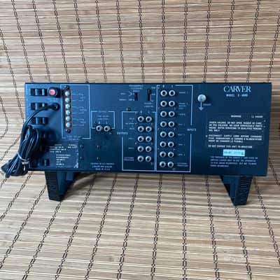 Carver C-4000 • Preamplifier • Sonic Holography + Autocorrection • 80s made in USA • with manual image 2