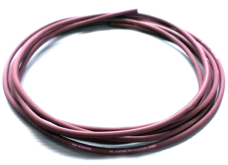 100 Feet Evidence Audio Monorail High End Pedalboard Patch Cable (Burgundy Red) image 1