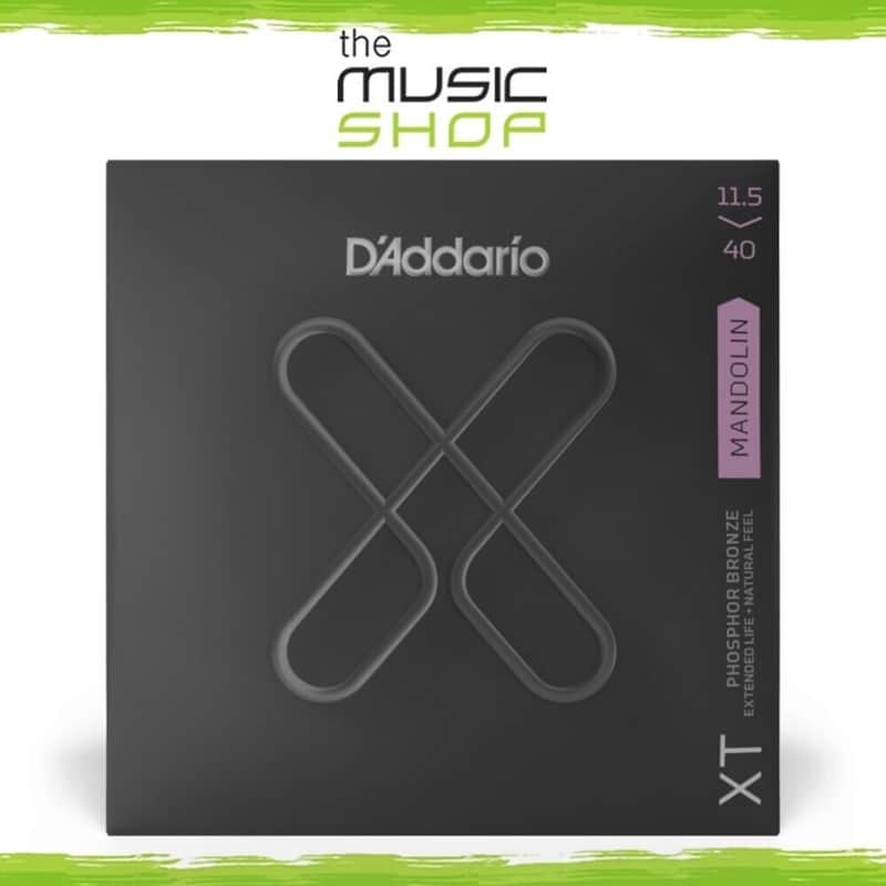 D'Addario XT 11.5-40 Cust Medium Coated Phos Bronze Mandolin Strings - XTM11540 image 1