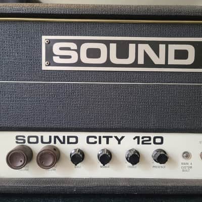 Sound City 120 Head 1970s - Black image 5