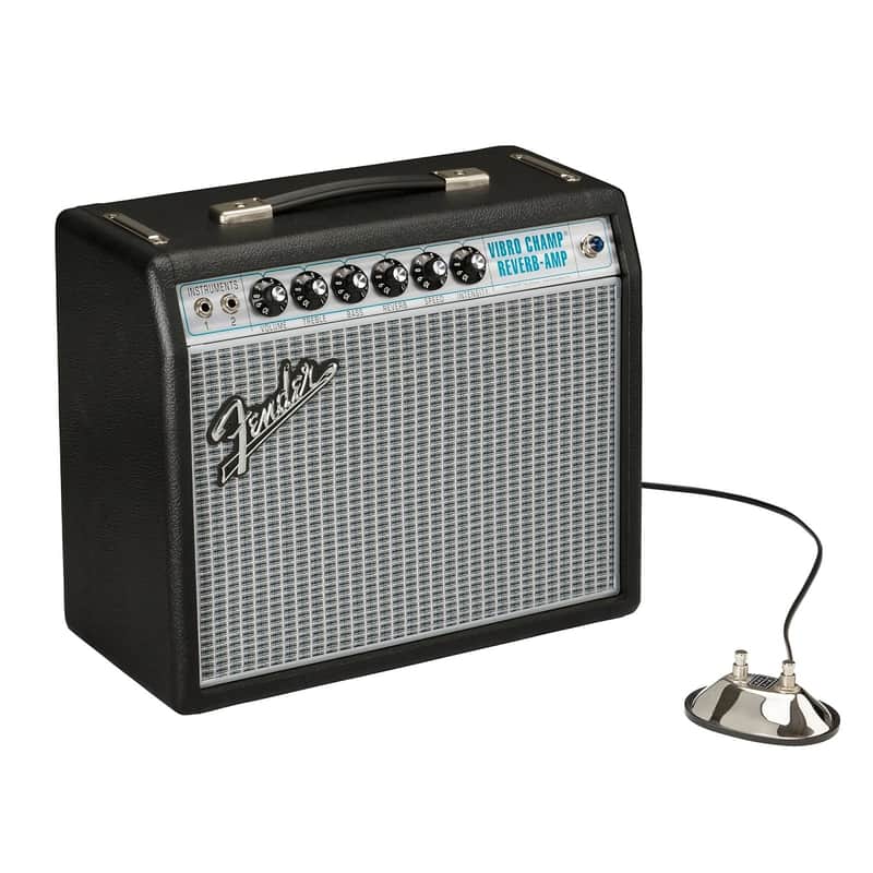 Fender '68 Custom Pro Vibro Champ Reverb 5-Watt 1x10" Guitar Combo image 3