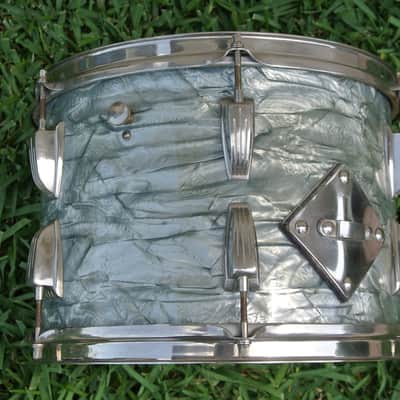 1960's Ludwig Drum Co. 13" CLASSIC TOM in SKY BLUE PEARL for YOUR DRUM SET! RM35 image 5