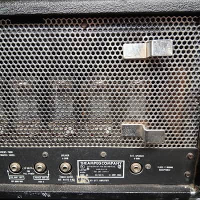 Ampeg SVT "Curved Line" 300-Watt Bass Amp Head Svetlana Winged C 6550 image 9