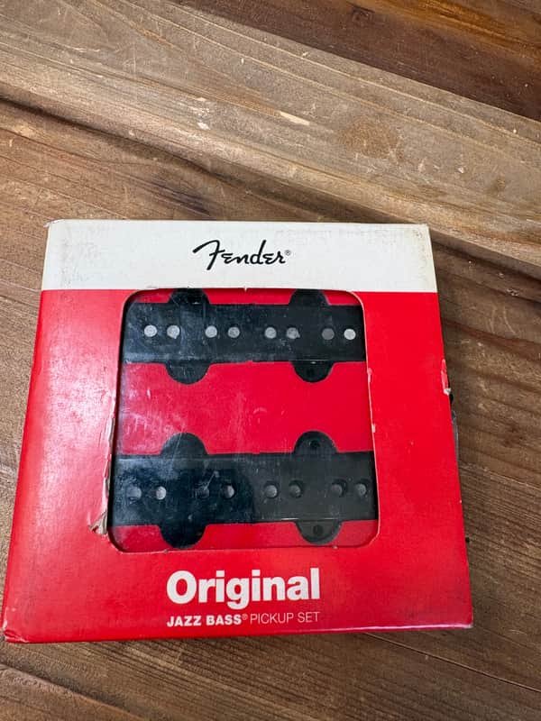 Fender 099-2123-000 Original Jazz Bass Pickup Set Black 1896 image 1