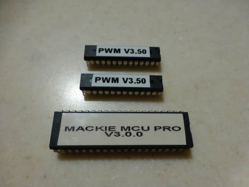 Mackie control universal pro emagic logic control XT upgraded MCU Pro v3.0.0 chip  & PWM Chips V3.50 image 1