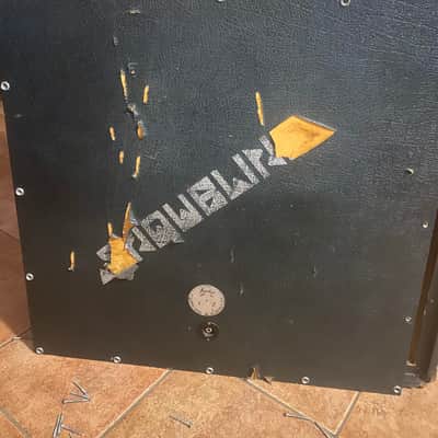 Marshall JCM 800 Lead Series Model 1982B 4x12" Straight Guitar Speaker Cabinet 1981 - 1987 - Black image 12