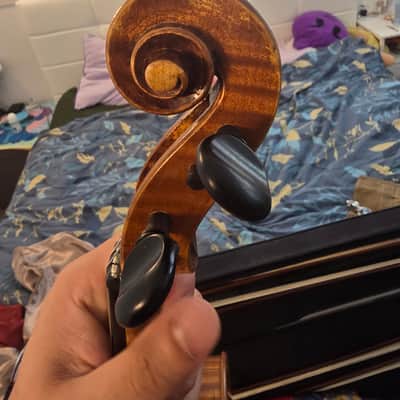 Beautiful One Piece Back Daniel Moinel 4/4 1948 Professional Violin, perfectly setup in Edinburgh and played in professional Orchestra, Warm Silvery big sound, incredibly easy to play. Suitable for orchestra or soloist playing. image 9