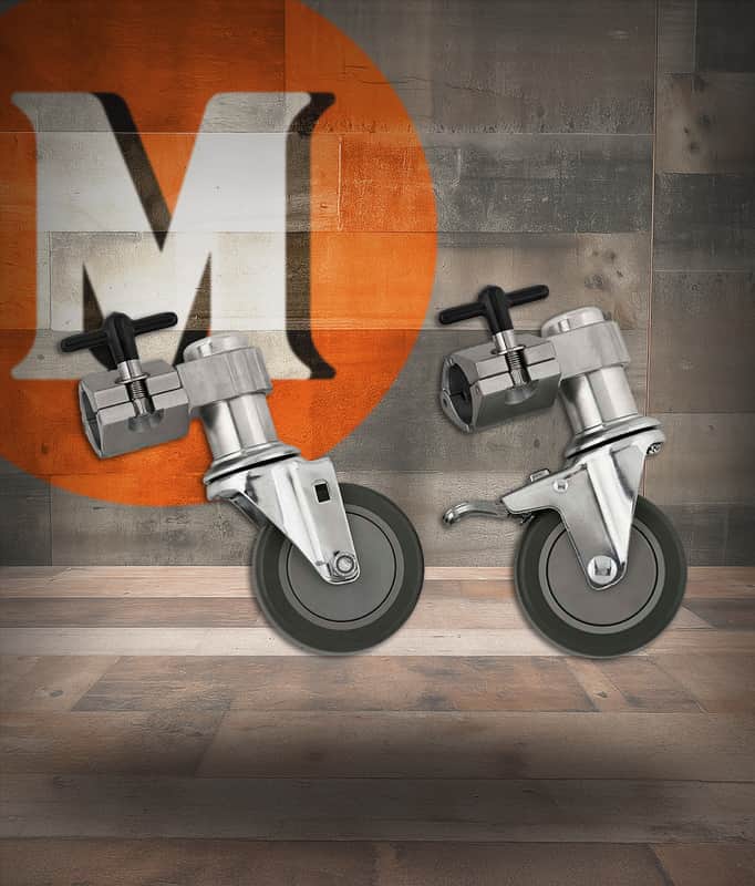 DW 9000 Series Rack Casters (Pair) (DWCPRKCAST) image 1