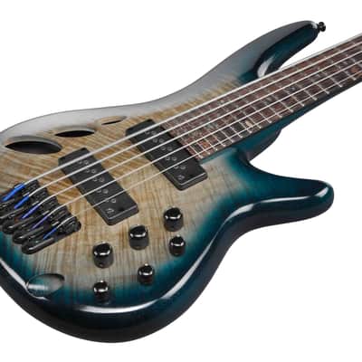 Ibanez SRD905-CTL Bass Workshop SR Electric Bass 5-String - Cosmic Blue Starburst image 3