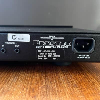 Bryston BDP-1 Digital Music Player (Black) - High-end USB streamer - 240V image 4