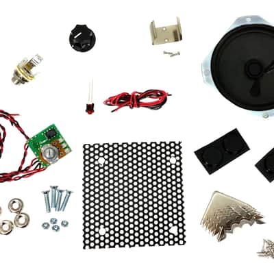 DIY Cigar Box Guitar Amplifier Kit with All-wood box & Pre-wired Leads image 2