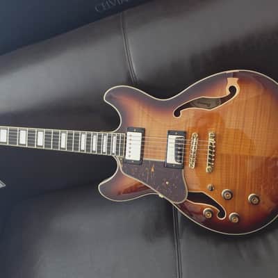 Ibanez AS93FML-VLS Artcore Expressionist Left-Handed 2018 - Present - Violin Sunburst image 2