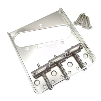 True Custom Shop® In-Tune Tele Bridge wh Titanium Saddles for Fender Telecaster image 1