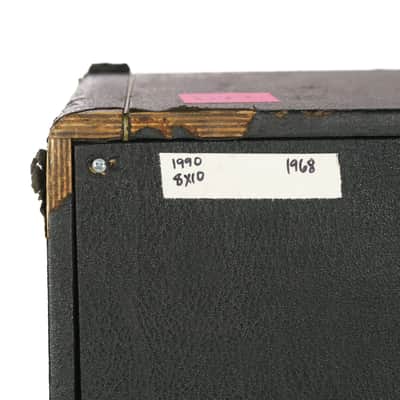 1968 Marshall 1990 8x10 Cabinet Owned by Frank Iero image 10