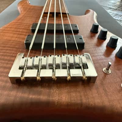 Hanewinckel Custom Pro Series 5-string Fretless Bass image 3